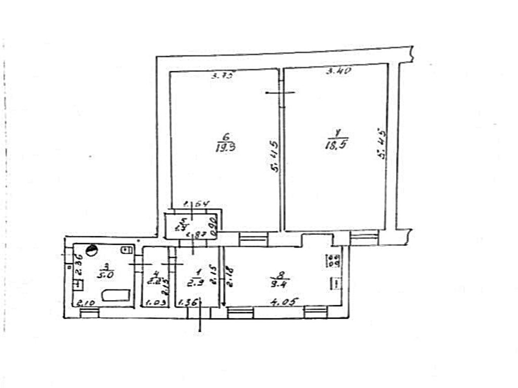 продажа двухкомнатной квартиры номер A-174205 в Приморском районе, фото номер 18